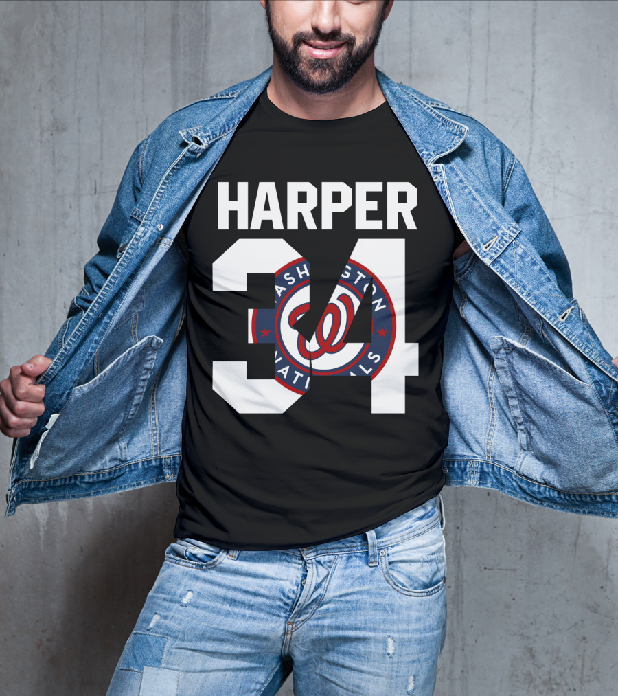 Harper 34 Washington Nationals T-Shirt