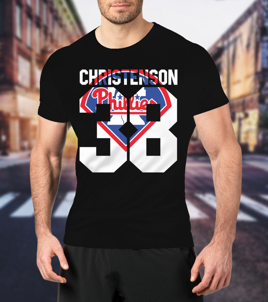Christenson 38 Philadelphia Phillies 1981 Baseball T-Shirt