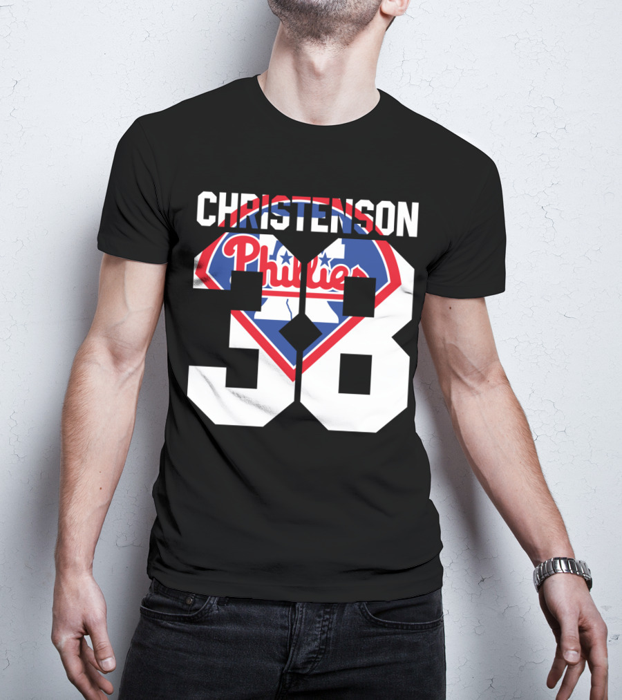 Christenson 38 Philadelphia Phillies 1981 Baseball T-Shirt