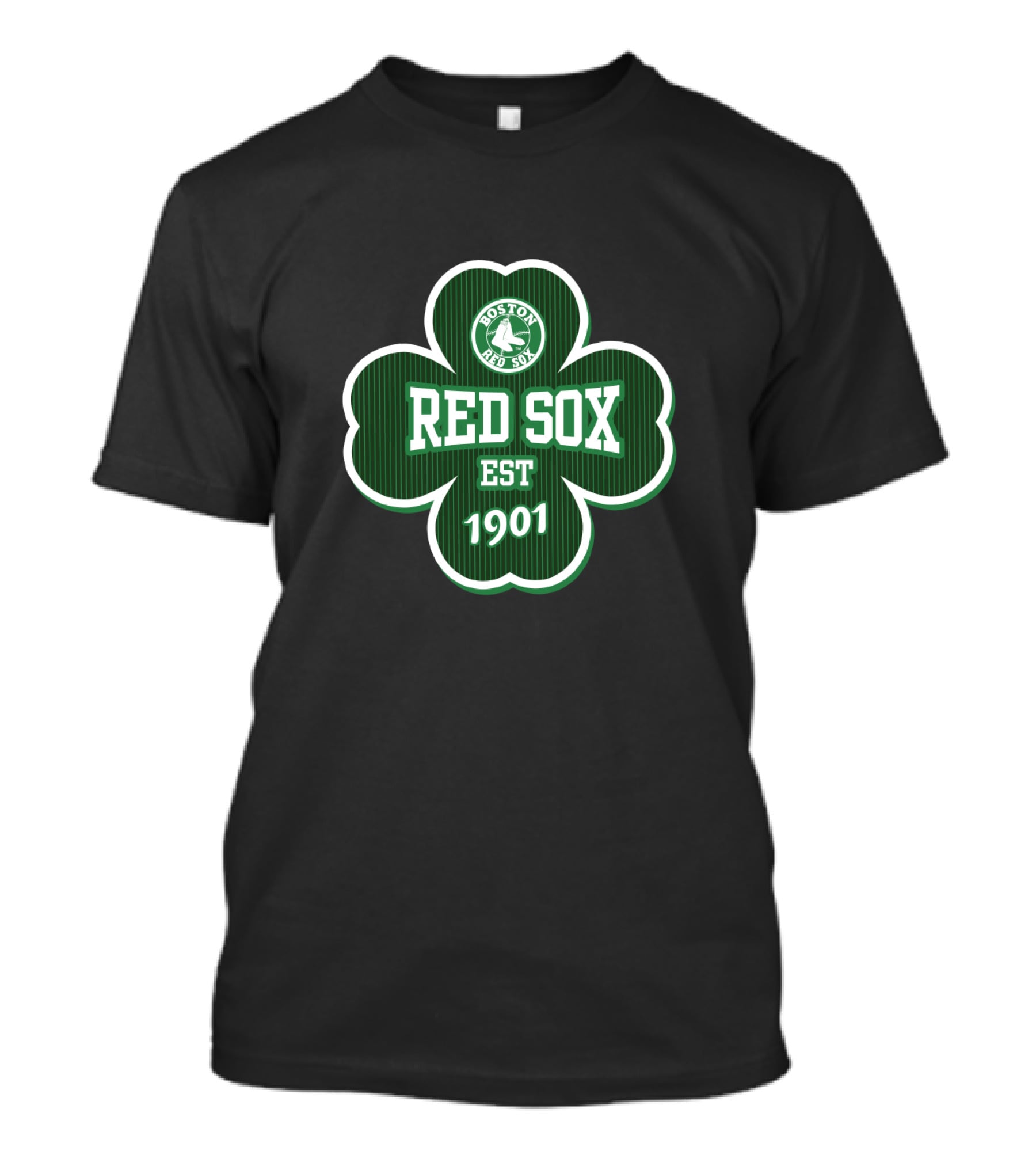 Boston Red Sox Shamrock Est 1901 St Patrick's Day T-Shirt