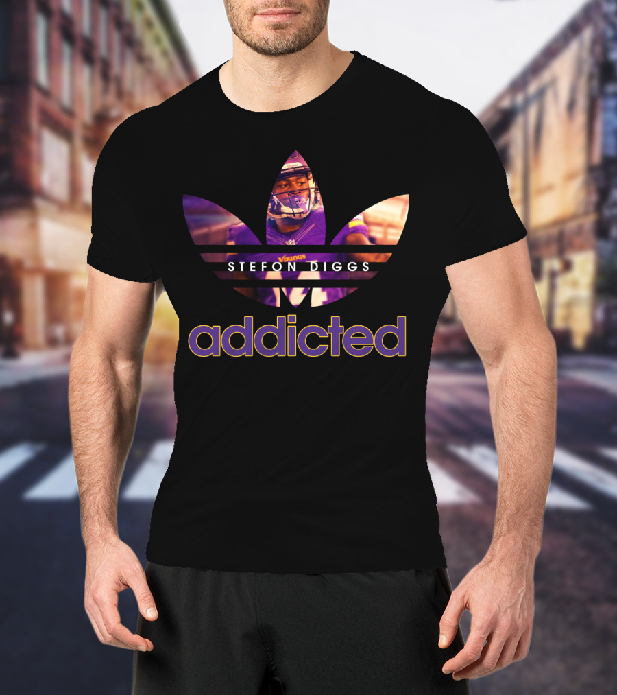 Stefon Diggs Minnesota Vikings Addicted Nfl T-Shirt