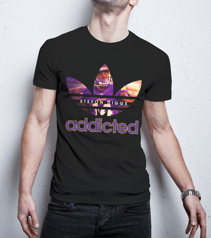 Stefon Diggs Minnesota Vikings Addicted Nfl T-Shirt