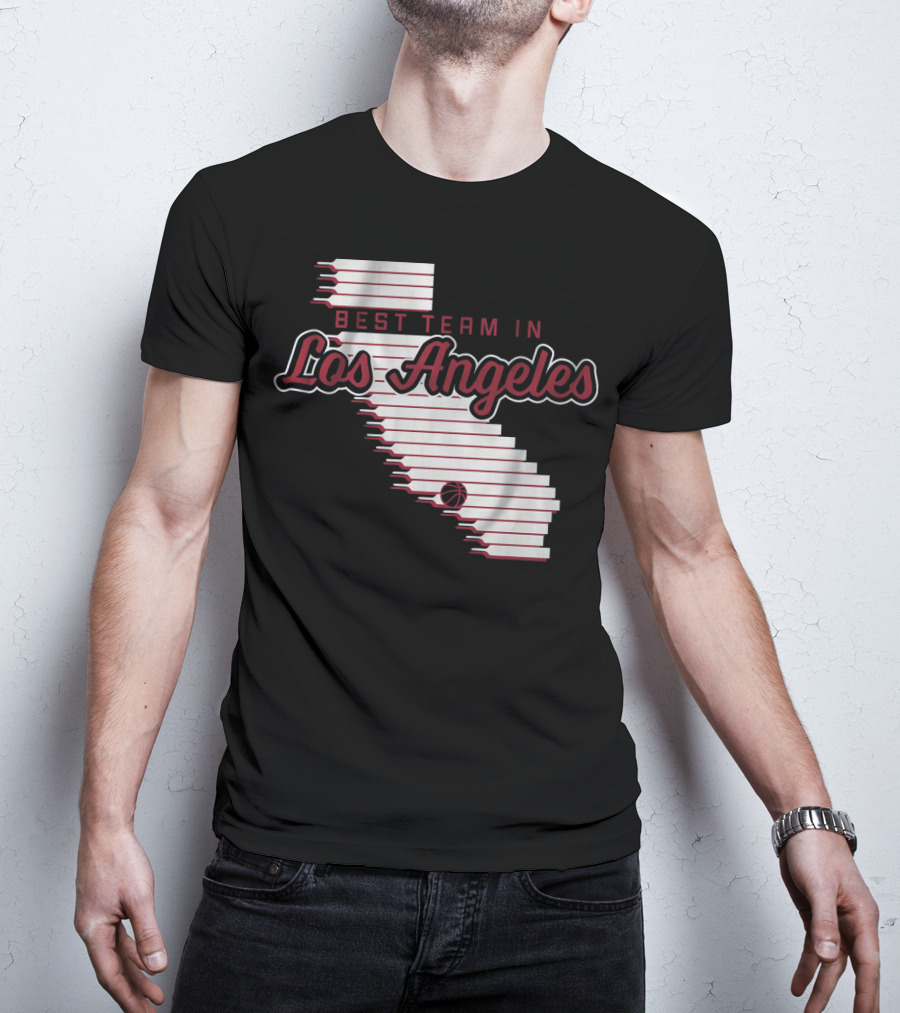 Best Team In Los Angeles ClippersTeam California Basketball T-Shirt