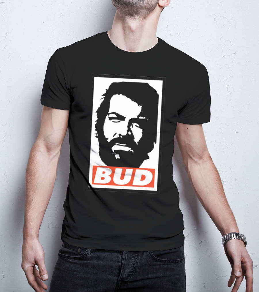 Bud Spencer Tribute Graphic Blockface T-Shirt