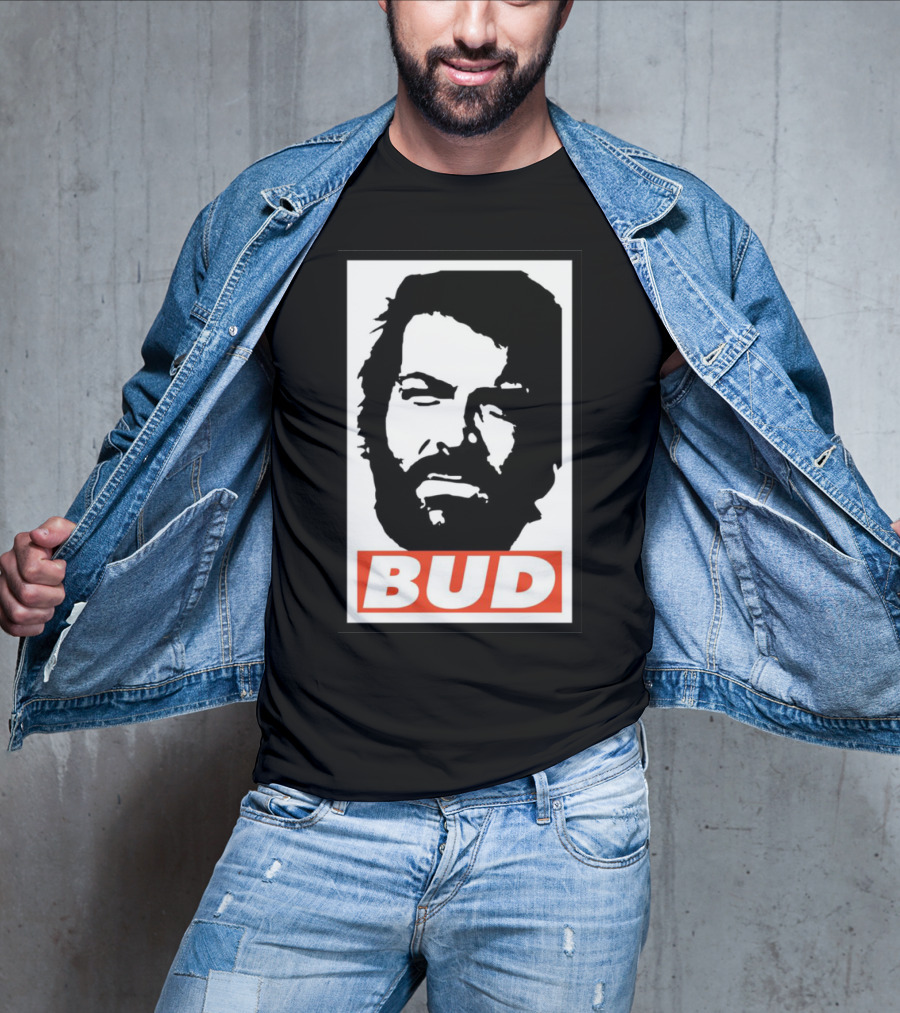 Bud Spencer Tribute Graphic Blockface T-Shirt
