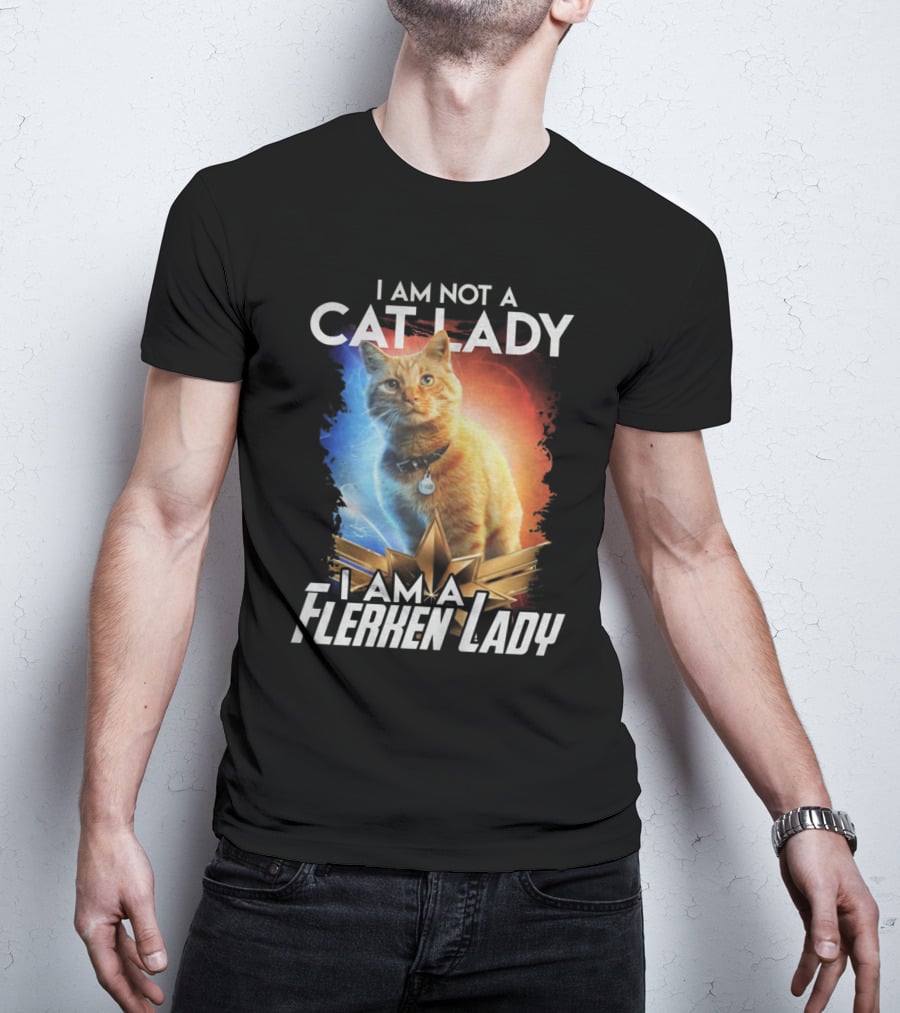 I Am Not A Cat Lady I Am A Flerken Lady Goose Cat T-Shirt