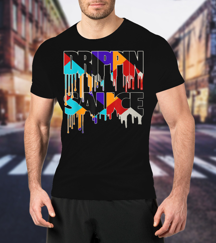Jordan 9 Drippin Sauce Dream It Do It Bold Multicolor Drip T-Shirt