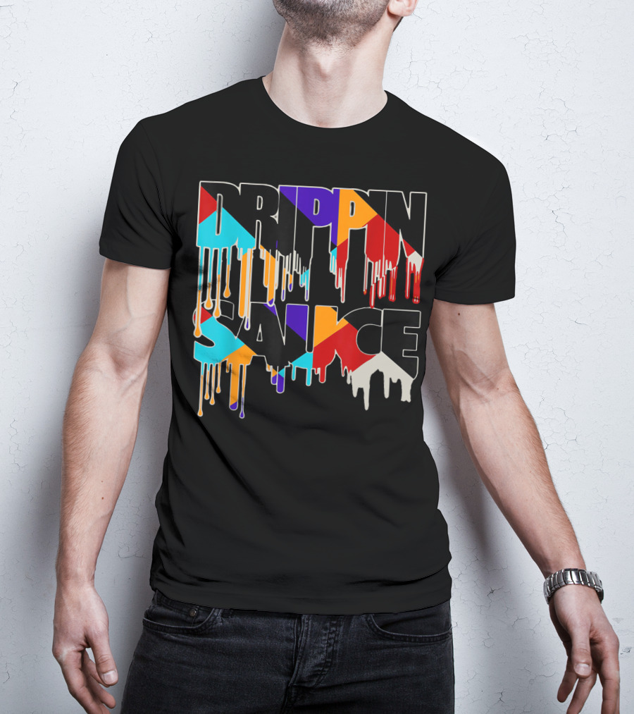Jordan 9 Drippin Sauce Dream It Do It Bold Multicolor Drip T-Shirt