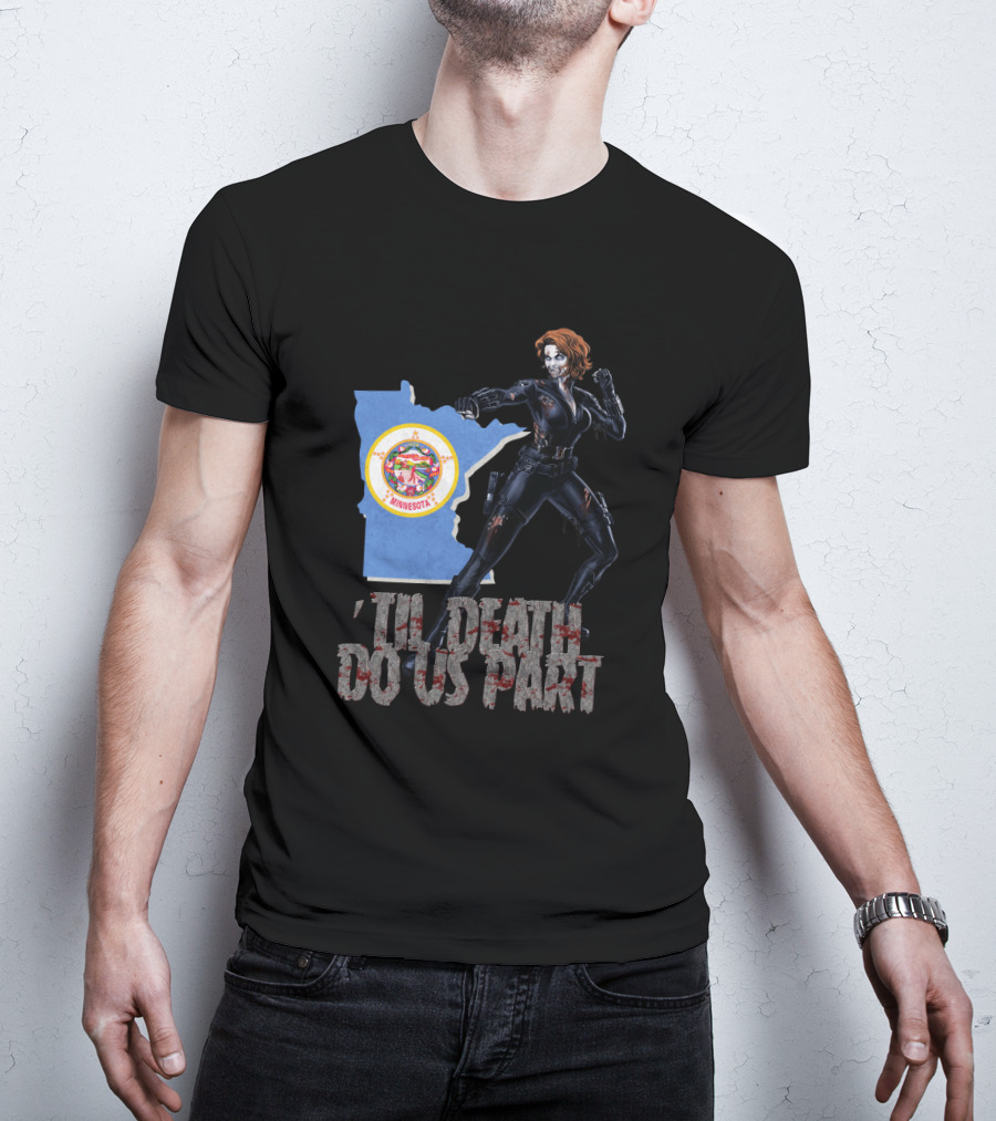 Minnesota Black Widow 'Til Death Do Us Part T-Shirt