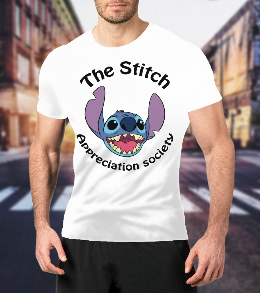 The Stitch Appreciation Society Lilo And Stitch Fandom Club Emblem T-Shirt