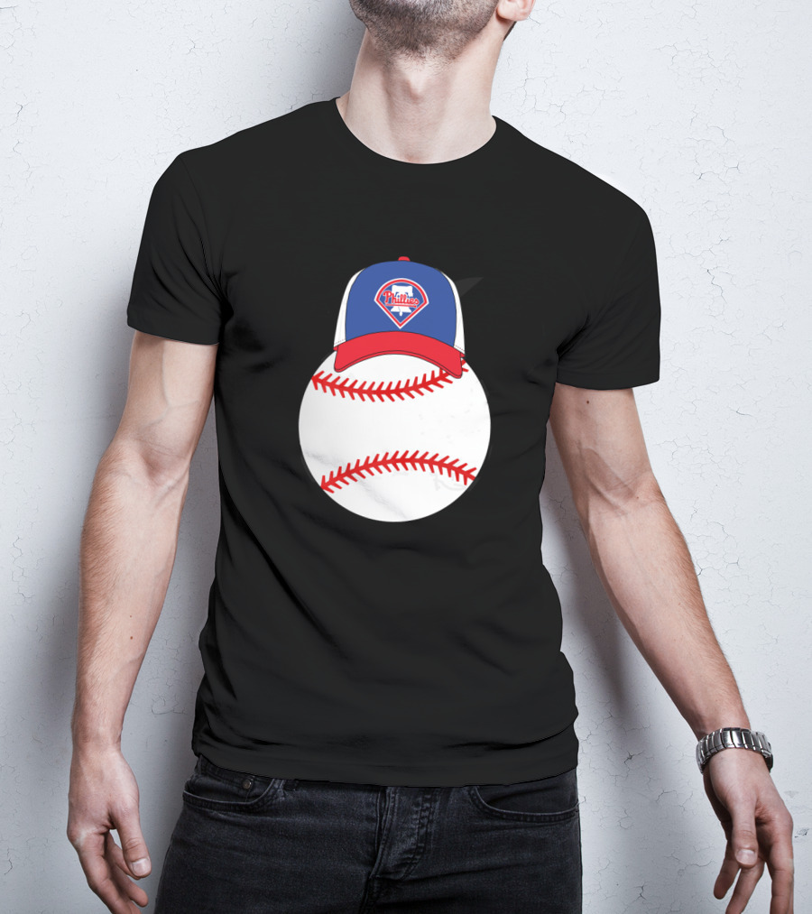 Philadelphia Phillies Mickey Mouse Baseball Hat T-Shirt