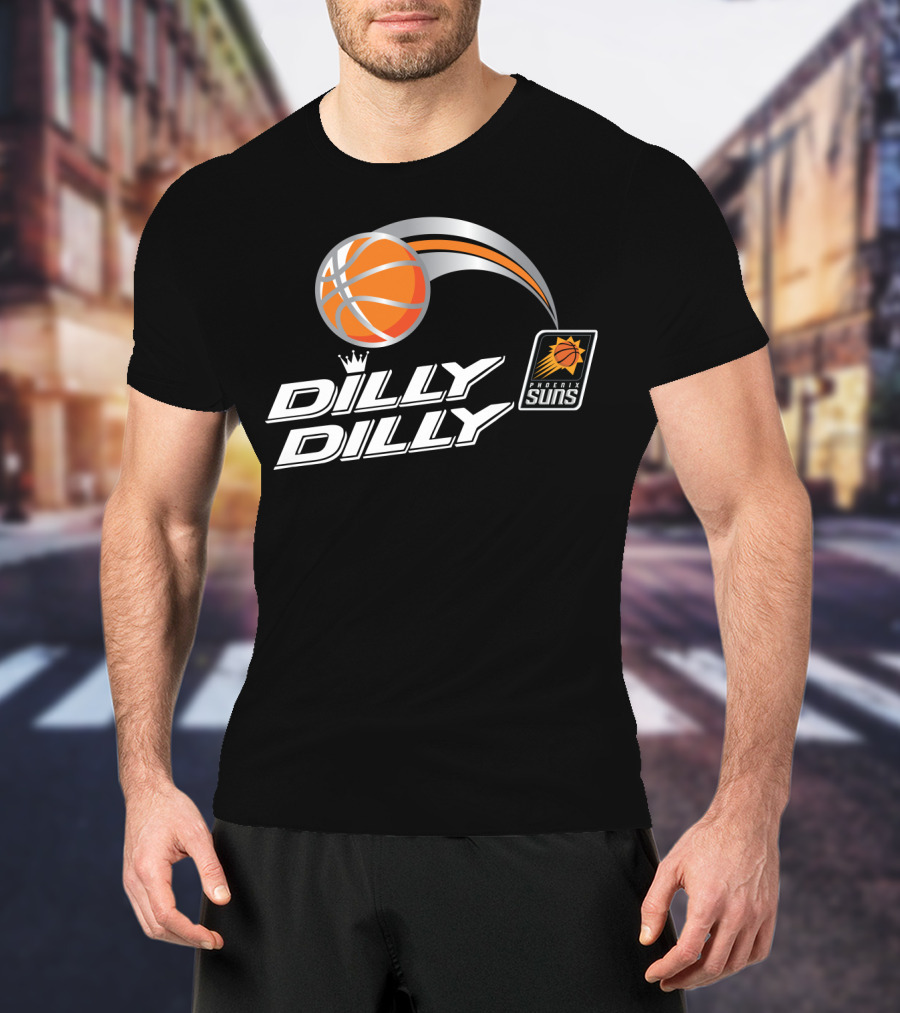 Phoenix Suns Dilly Dilly Basketball Logo With Crown And Hoop T-Shirt