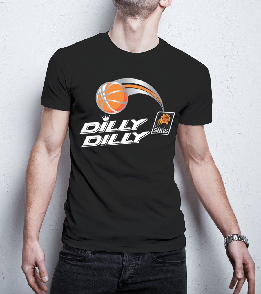 Phoenix Suns Dilly Dilly Basketball Logo With Crown And Hoop T-Shirt