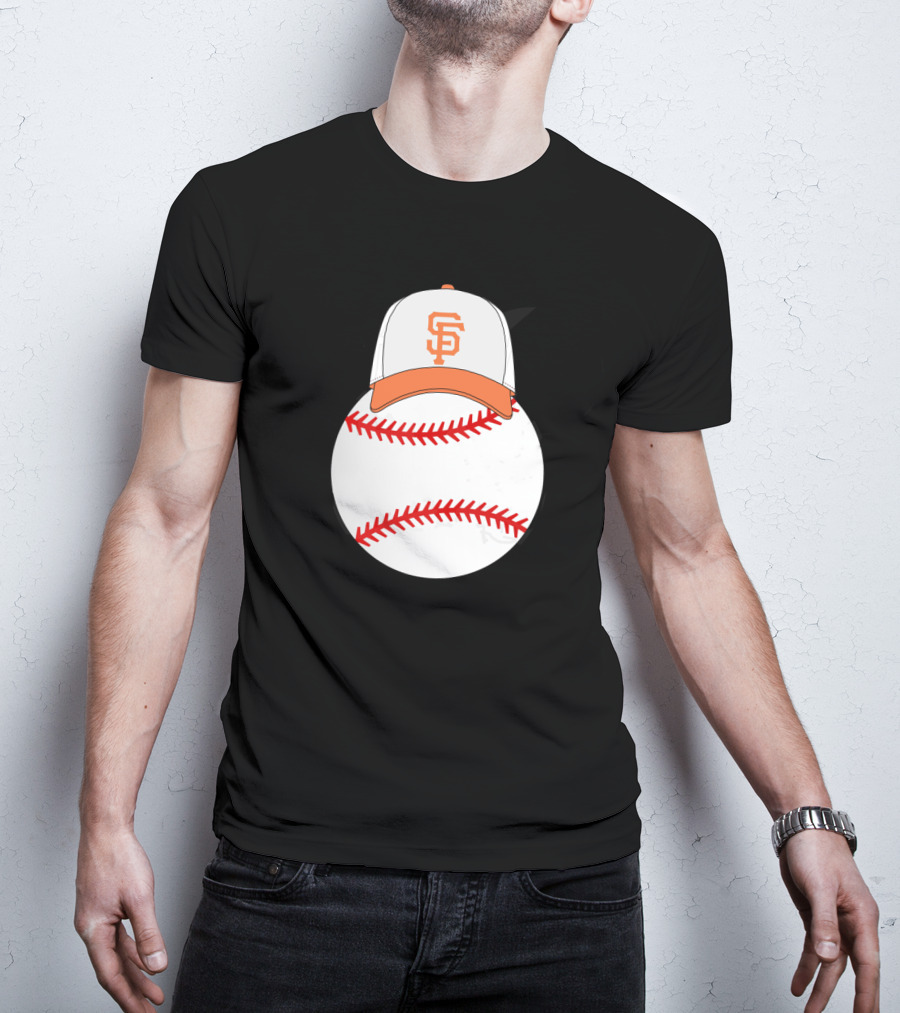 San Francisco Giants Mickey Mouse Ears Baseball Cap T-Shirt