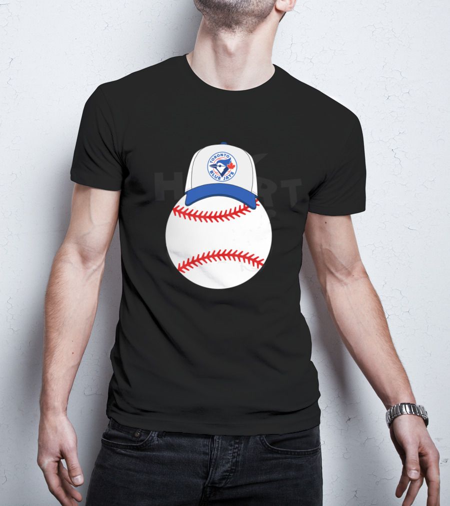Toronto Blue Jays Mickey Mouse Baseball Cap And Ball T-Shirt