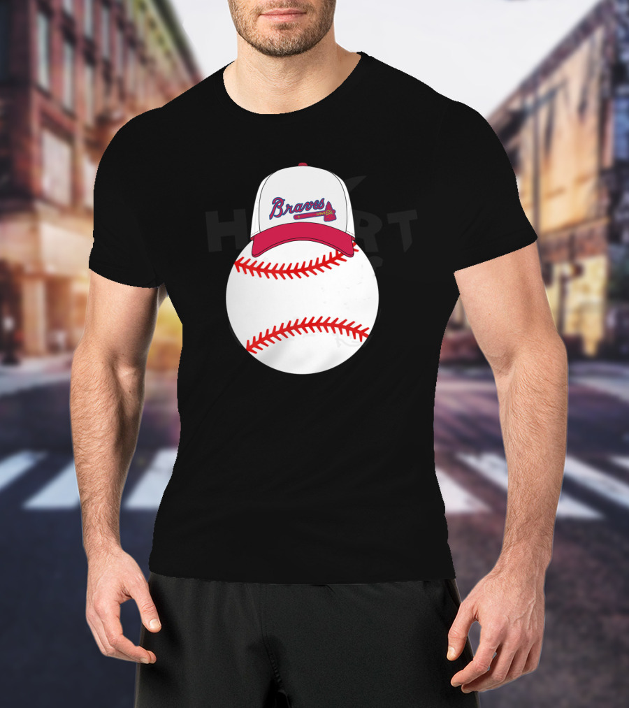 Atlanta Braves Mickey Mouse Hat Baseball T-Shirt