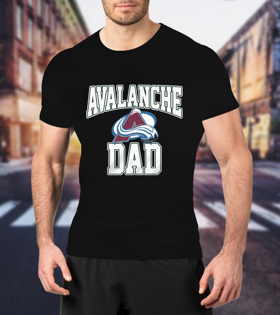 Avalanche Dad Colorado Hockey Enthusiast T-Shirt
