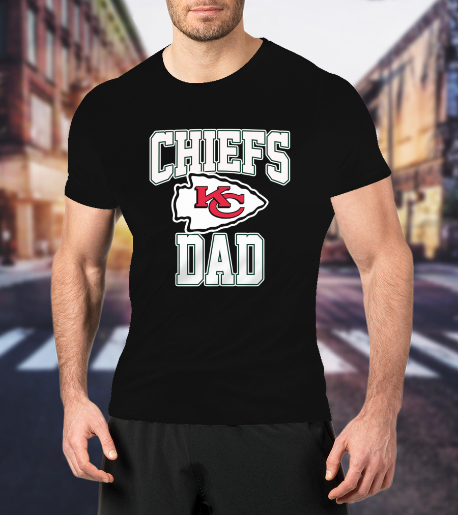 Kansas City Chiefs Dad Father's Day Chiefs T-Shirt