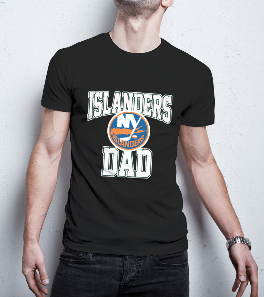 Ny Islanders Dad Islanders Hockey Team T-Shirt