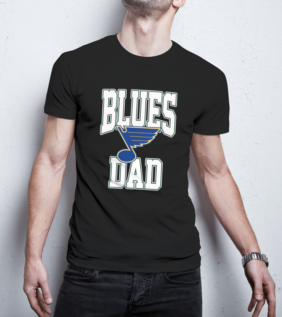St. Louis Blues Dad Hockey Fan Father's Gift T-Shirt