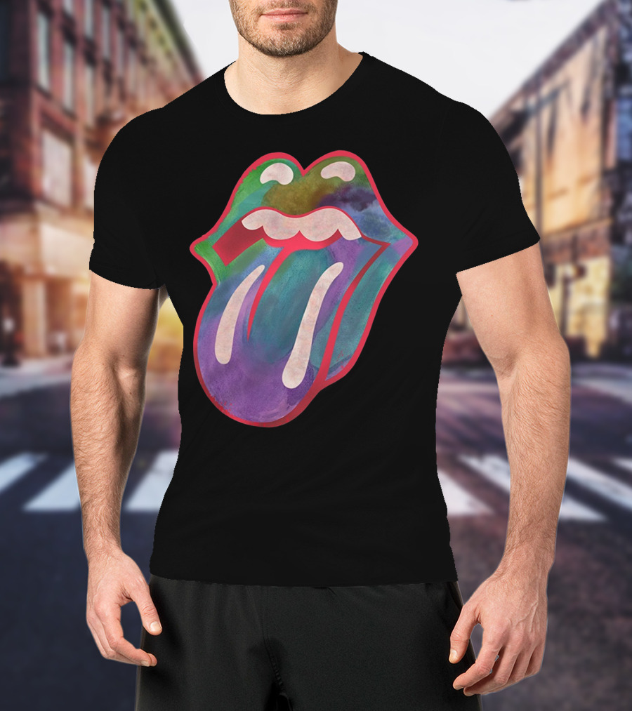 The Rolling Stones Multicolor Tongue T-Shirt