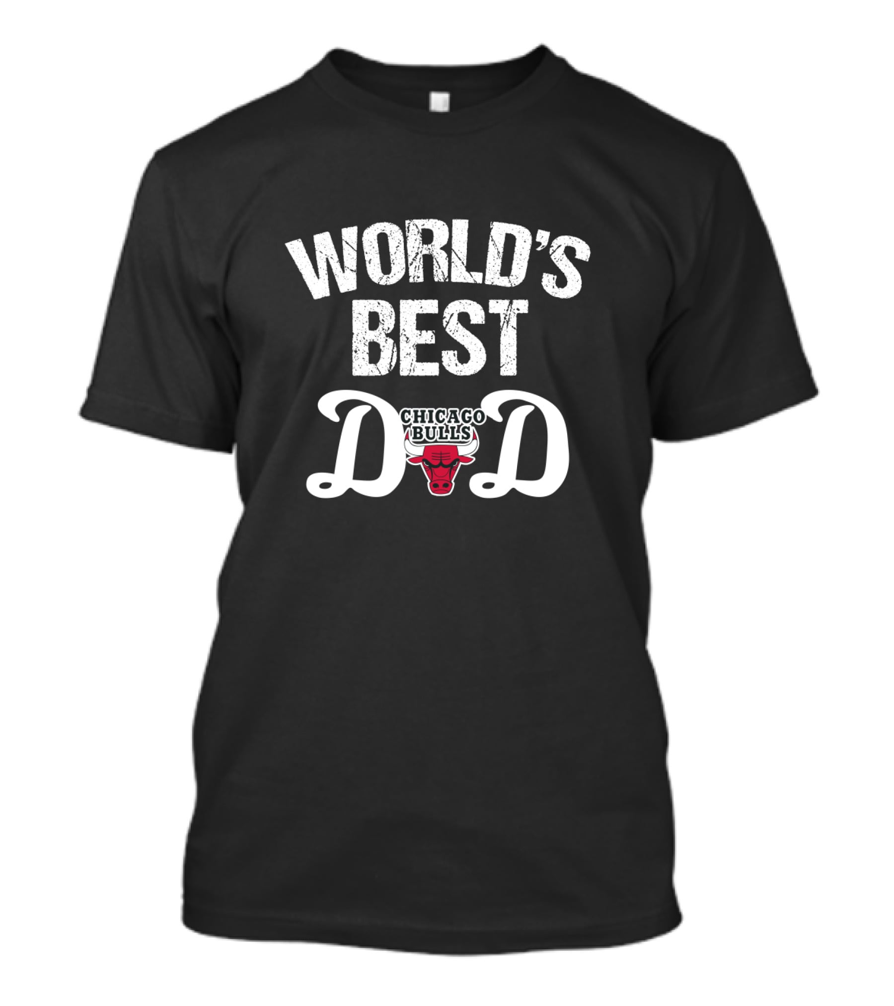 World's Best Chicago Bulls Dad Чемпион Организации Nba T-Shirt
