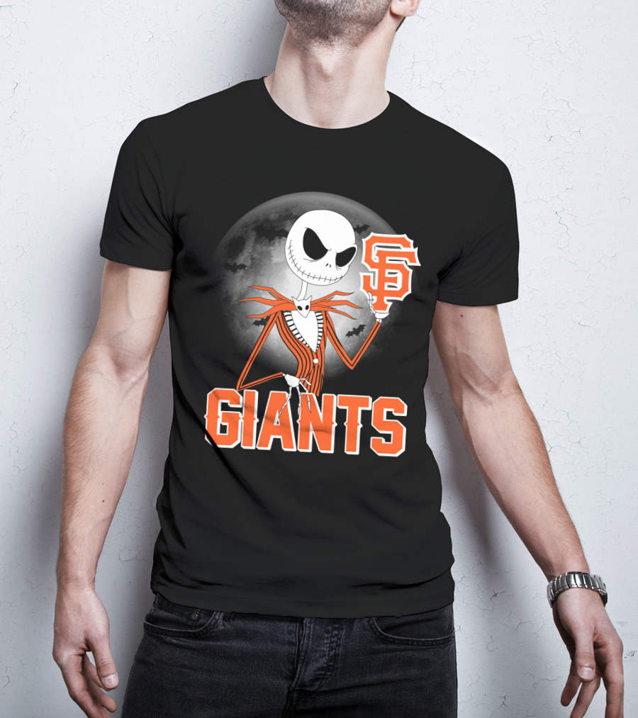 Jack Skellington San Francisco Giants Halloween T-Shirt
