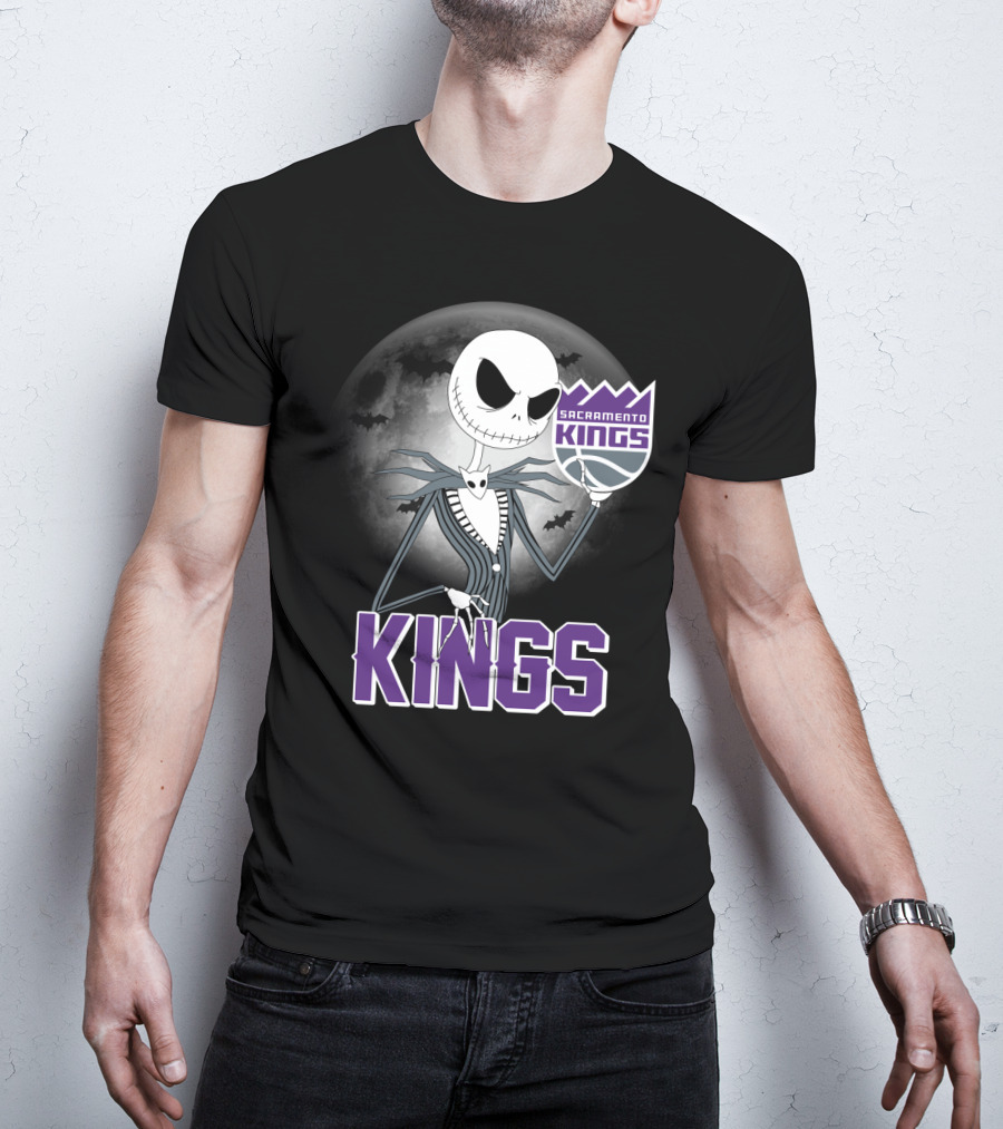 Kings Halloween Jack Skellington Sacramento T-Shirt