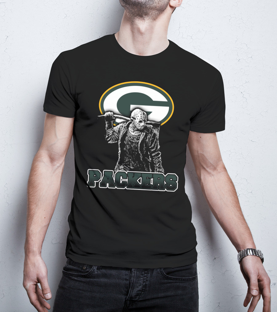 Packers Jason Voorhees Horror Mashup T-Shirt
