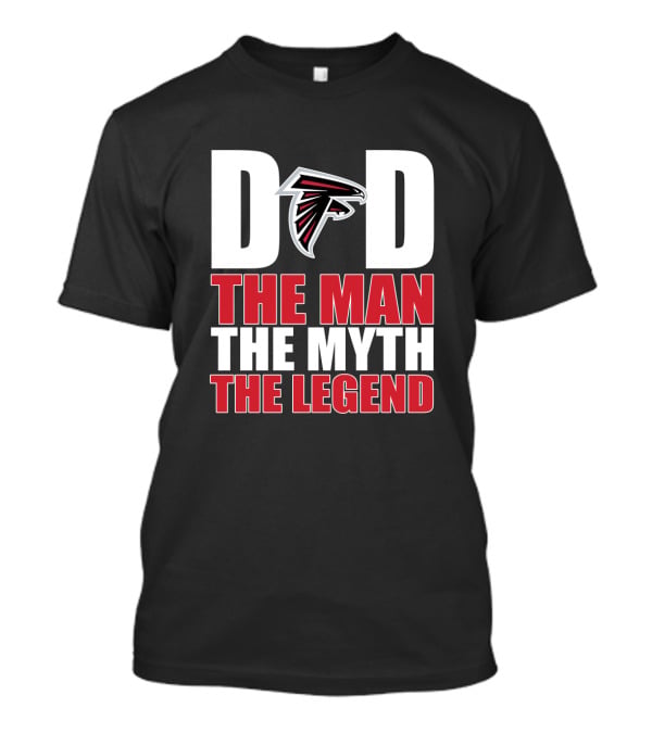 Dad Atlanta Falcons The Man The Myth The Legend T-Shirt