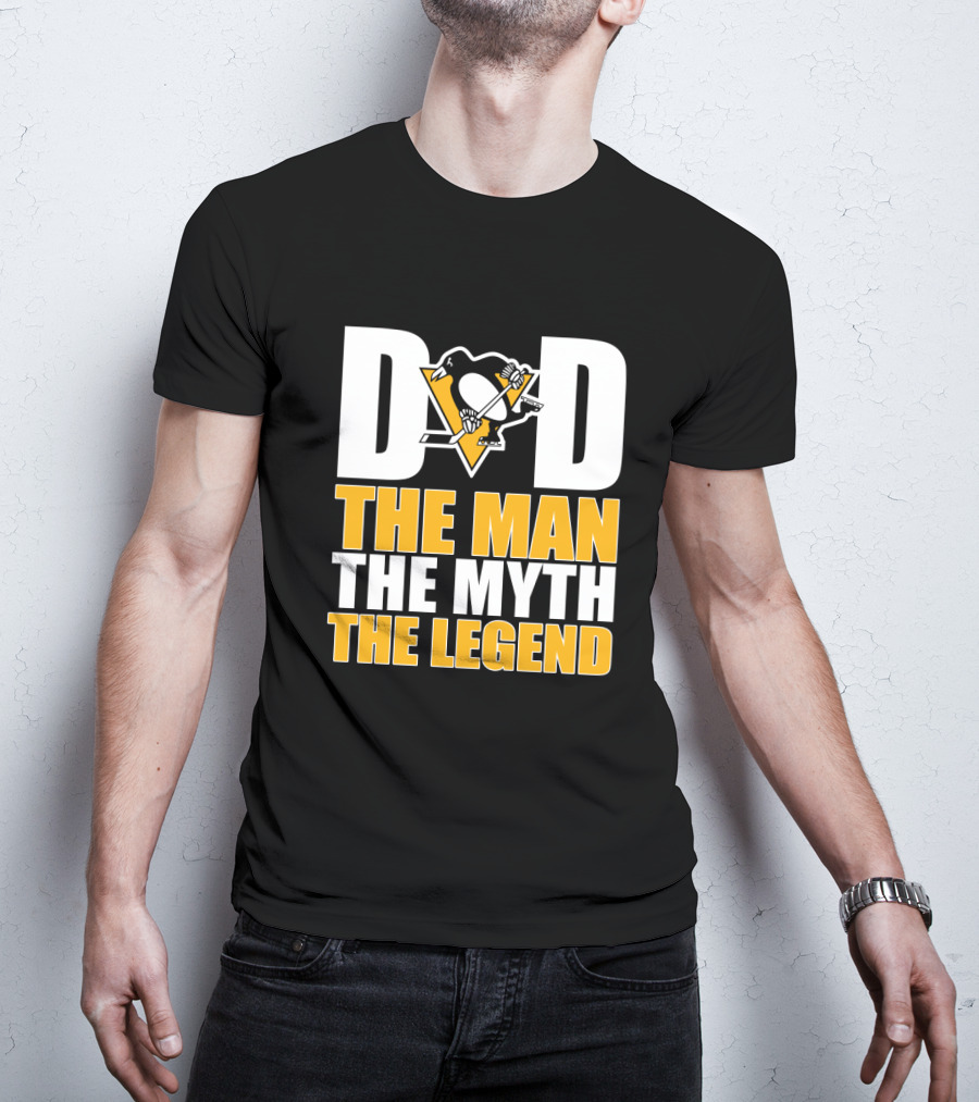 Pittsburgh Penguins Dad The Man The Myth The Legend T-Shirt