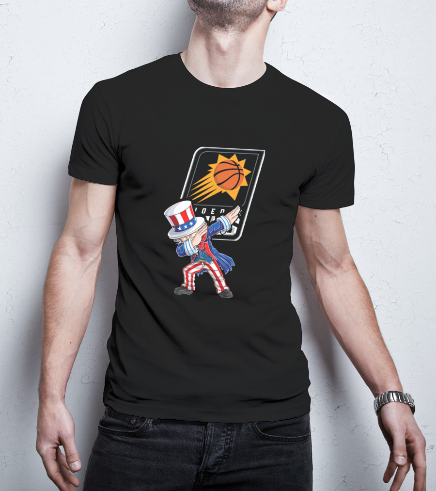 Uncle Sam Dabbing Phoenix Suns 4Th Of July Celebration T-Shirt