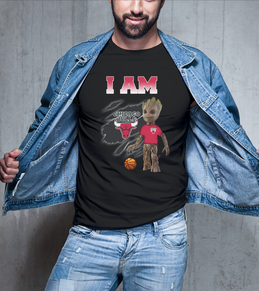 I'm Chicago Bulls Groot Basketball Fan T-Shirt