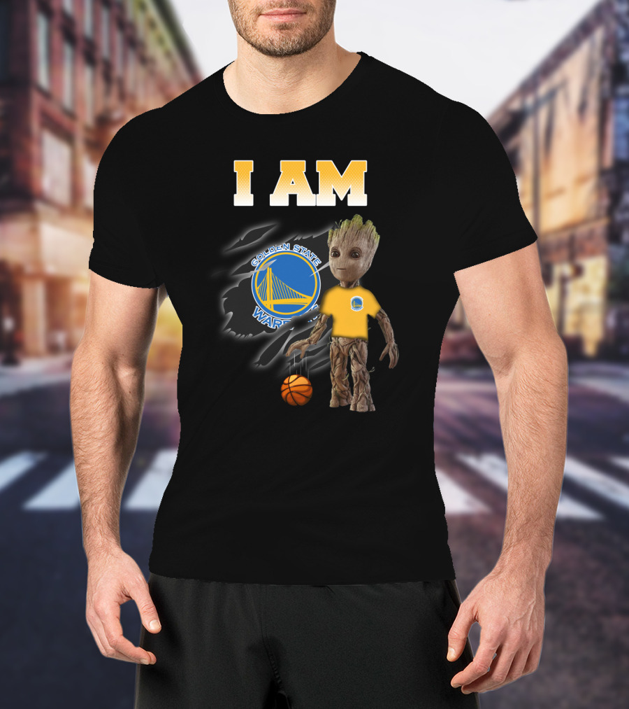 I Am Groot Golden State Warriors Basketball Fan T-Shirt