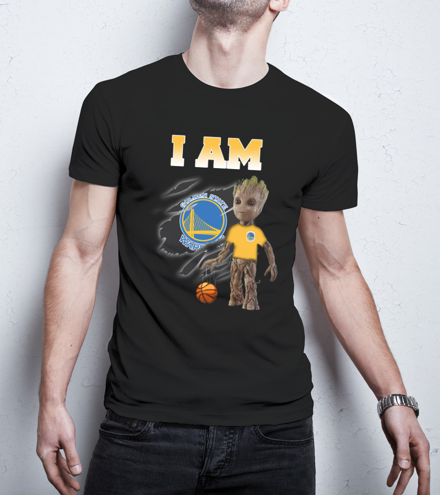 I Am Groot Golden State Warriors Basketball Fan T-Shirt