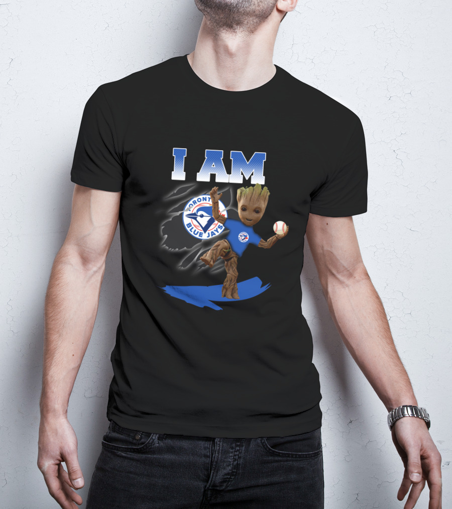 I Am Toronto Blue Jays Groot Baseball Fan T-Shirt
