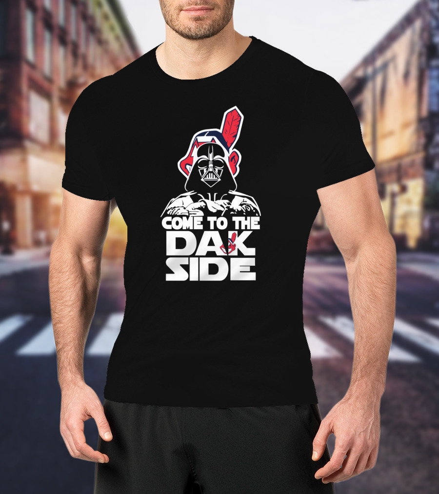 Come To The Dark Side Darth Vader Cleveland Indians Fans T-Shirt