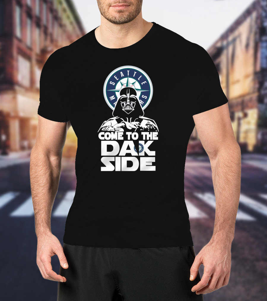 Come To The Dark Side Darth Vader Seattle Mariners T-Shirt