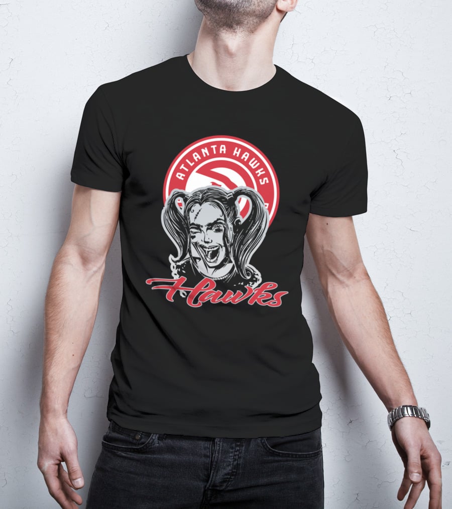 Atlanta Hawks Harley Quinn Fans Enthusiasts T-Shirt