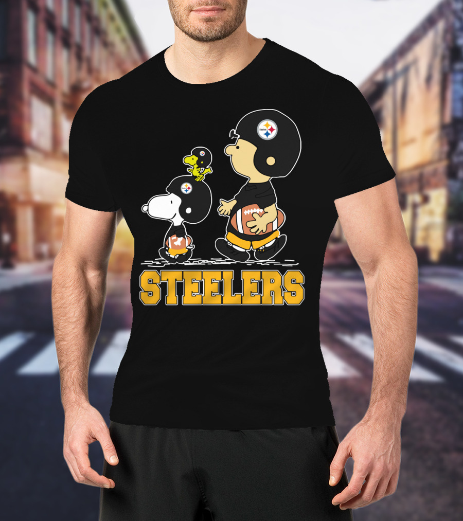 Snoopy Steelers Football Pittsburgh Fans T-Shirt