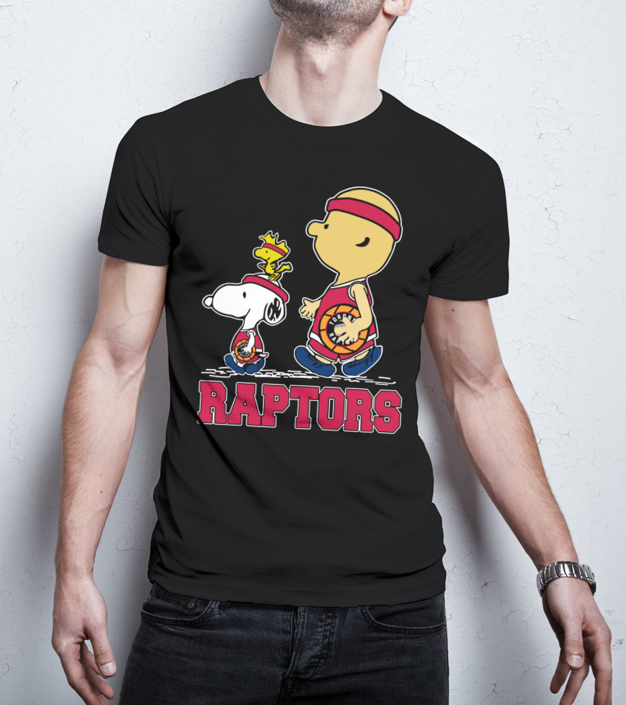 Snoopy Toronto Raptors Woodstock Raptor Fans T-Shirt