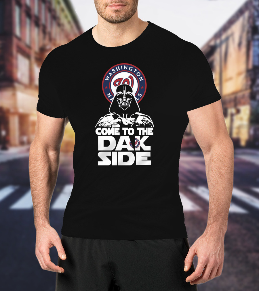 Come To The Dark Side Darth Vader Washington Nationals T-Shirt