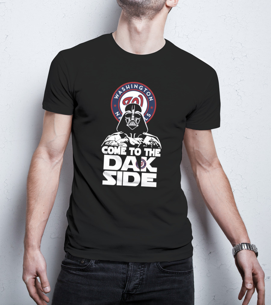 Come To The Dark Side Darth Vader Washington Nationals T-Shirt
