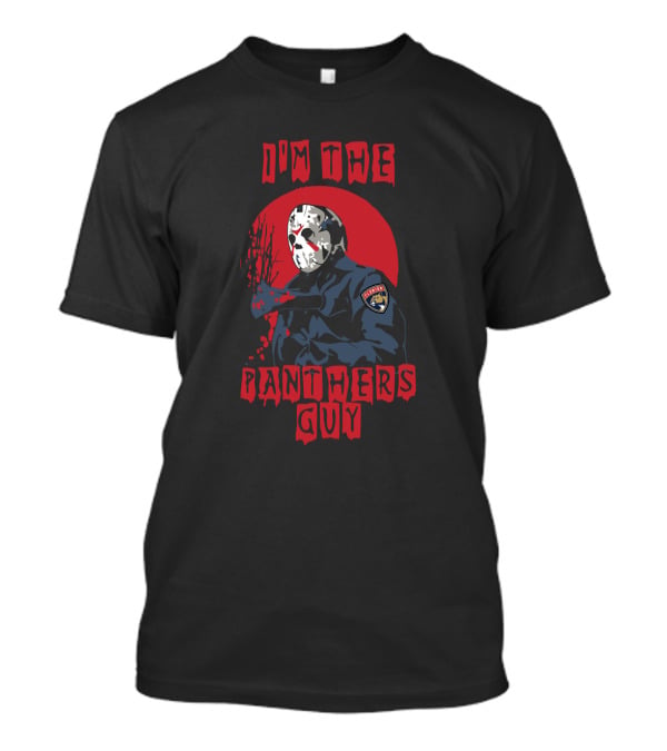 I'm The Panthers Guy Jason Voorhees Florida Hockey Crossover T-Shirt