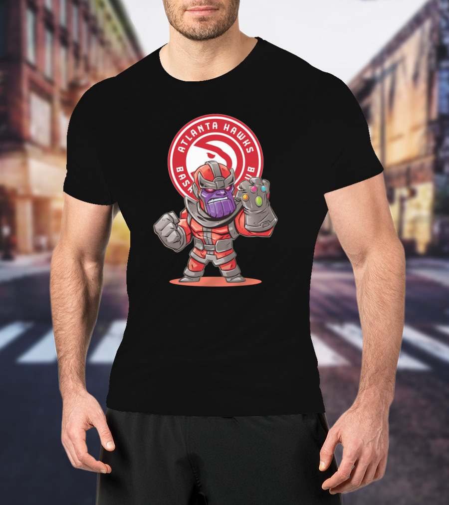Atlanta Hawks Basketball Thanos T-Shirt