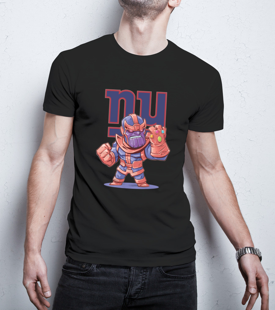 Ny Giants Thanos Crossover Fans T-Shirt