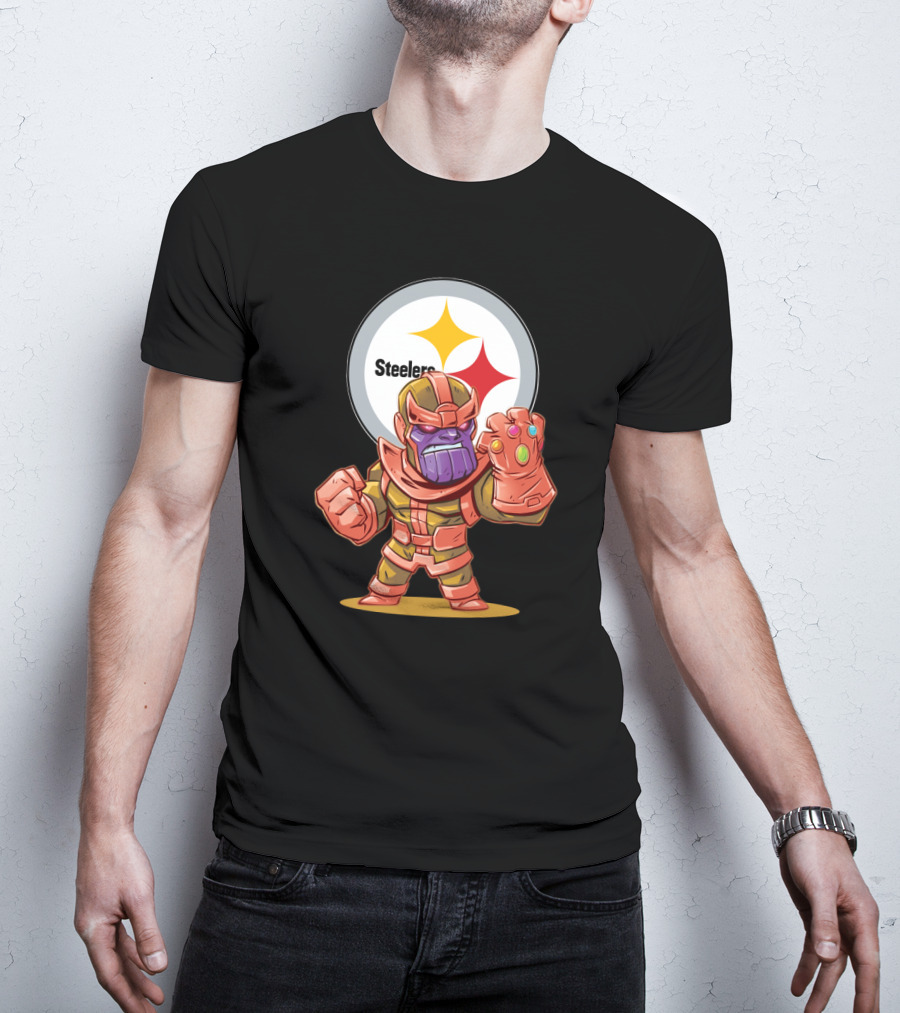 Thanos Infinity Gauntlet Steelers Fans Embrace T-Shirt