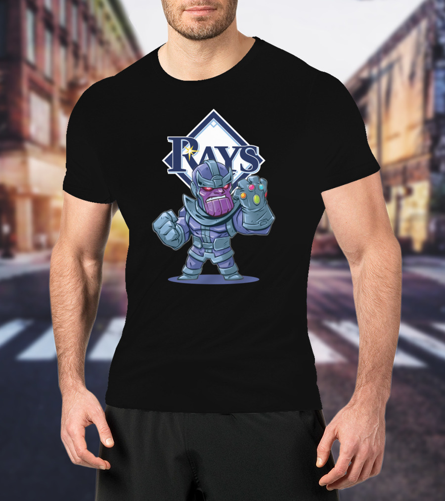 Rays Thanos Tampa Bay Fans Infinity Gauntlet T-Shirt