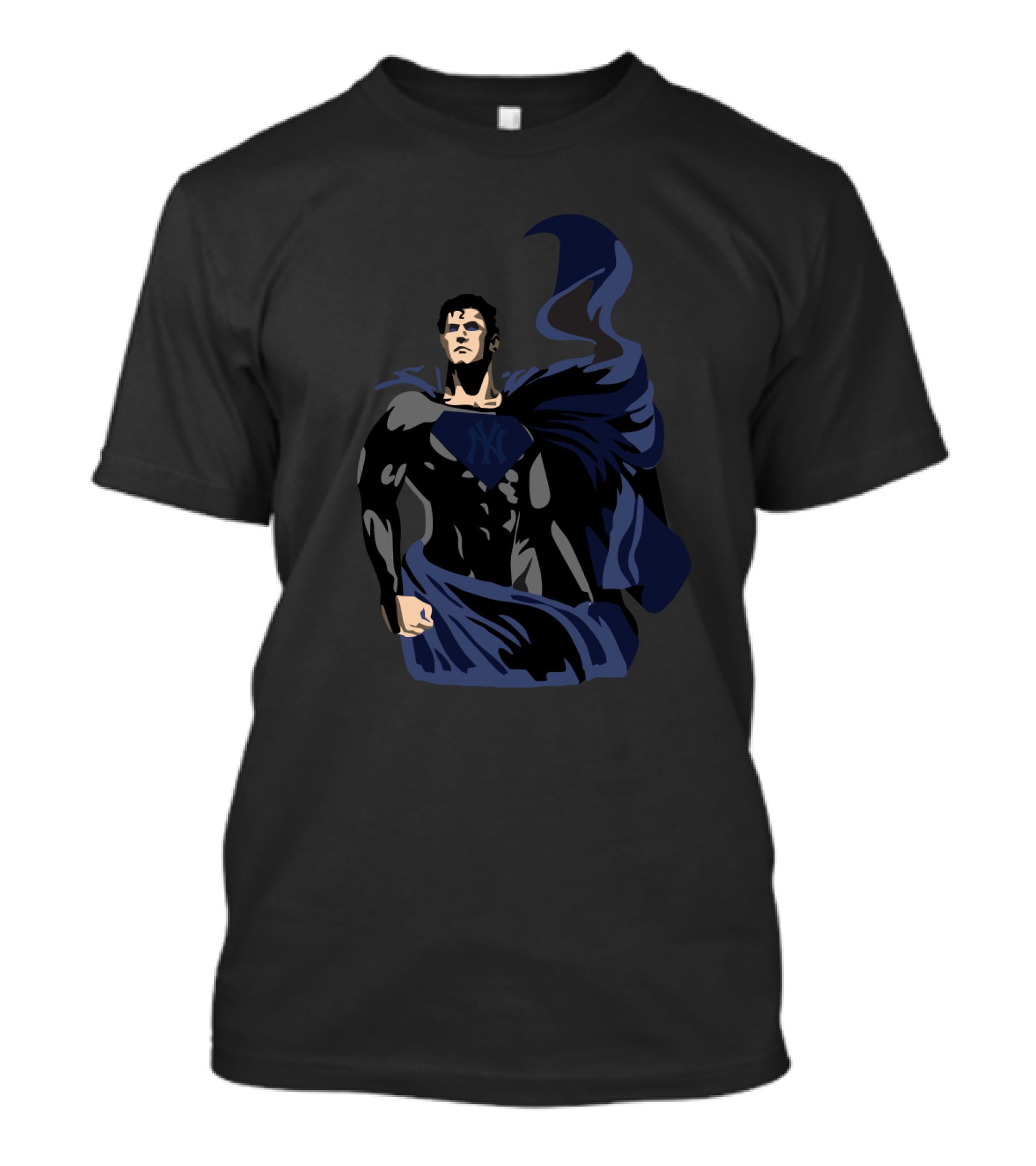 Superman New York Yankees Fan Hero Iconic Sports Crossover T-Shirt