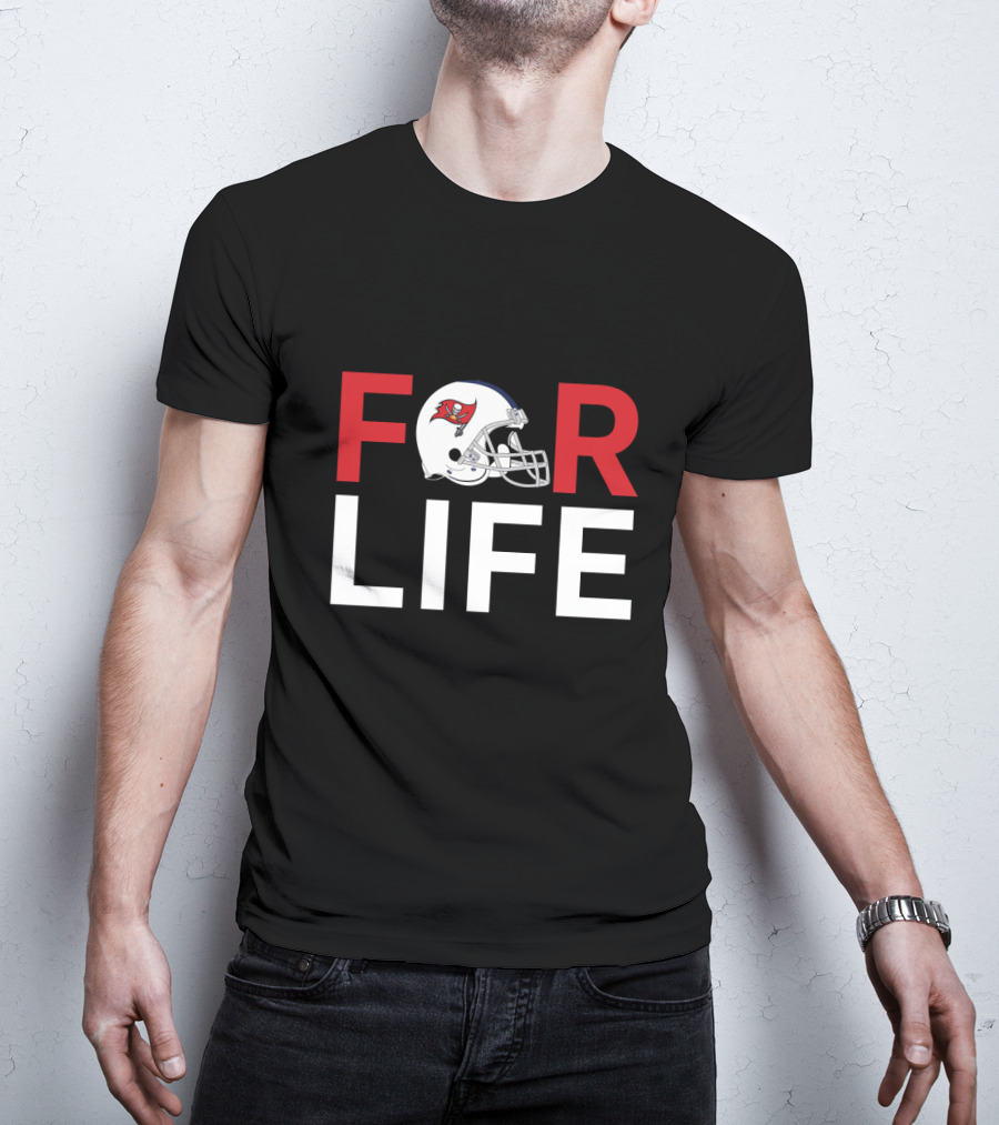 Tampa Bay Buccaneers Helmet For Life For Fans T-Shirt